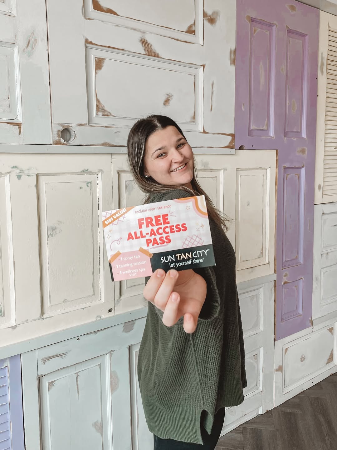 Spring Break called\u2026 it wants your glow back \u2728\nWe're giving away TWO FREE All-Access Passes to Sun Tan City \u2600\ufe0f\n\n\u2b07\ufe0fWHAT YOU GET\u2b07\ufe0f\n\u2028\ud83d\udc9b Tanning Session\u2028\ud83d\udc9b Spray Tan\u2028\ud83d\udc9b Wellness Spa Visit\n\n\u2b07\ufe0fTag your tanning buddy to enter\u2b07\ufe0f *must be following us as well