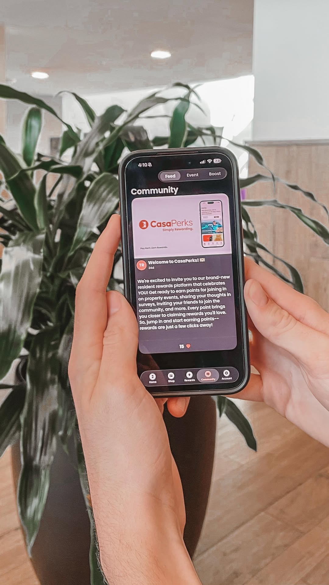 How To: Submit your giveaway entry \n1. Complete \u201cResident Experience Survey\u201d in email\n2. Go to CasaPerks\n3. Submit Boost (code will be sent to your email)\n& you earn reward points towards cash to spend \ud83e\udd29\n\n\ud83d\udc40Who's gonna win that Ninja Creami?\ud83d\udc40\n\n