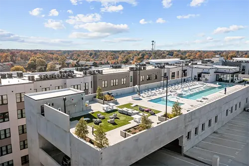 Take in the view from Greenville's first rooftop pool