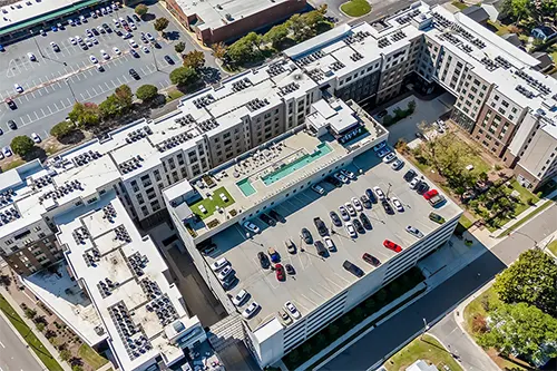 Aerial View of The Jolly Roger