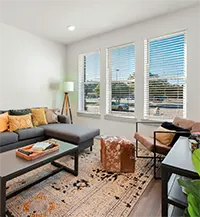 Interior of The Jolly Roger student apartment