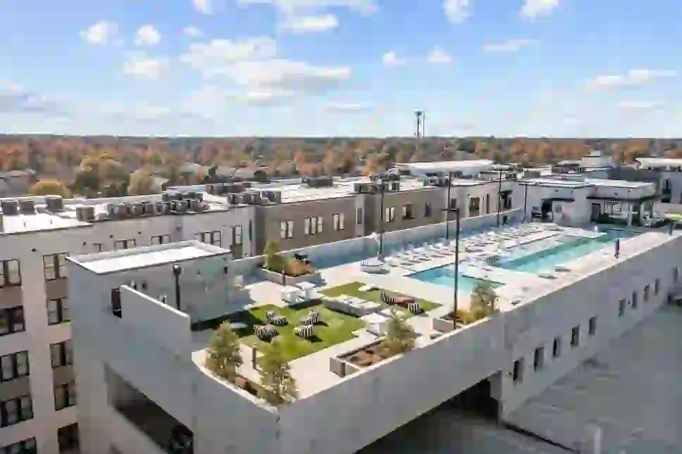 Take in the view from Greenville's first rooftop pool