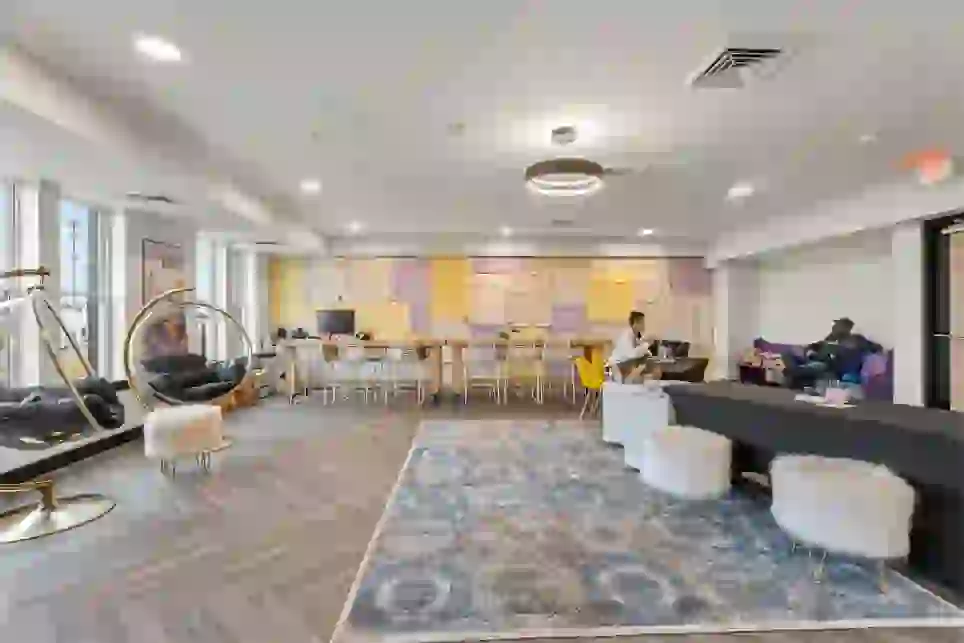 Relax with friends in the Resident Lounge