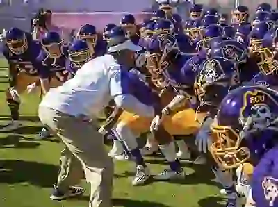ECU Pirates football game